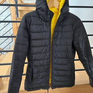Lole Reversible Puffy jacket: bright yellow and black, XS